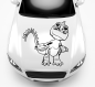 Preview: Aufkleber 26005 Drachenbaby